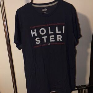 Hollister Dark Blue Graphic Tee